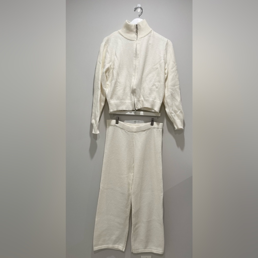 NEW Cream Knit 2-Pce Lounge Set Size XL NWOT